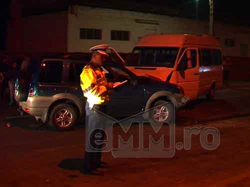 Foto: accident Margeanului Baia Mare (c) eMaramures.ro